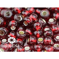 Preciosa Seed beads 4/0 5,1 mm Red (97120) 20 g