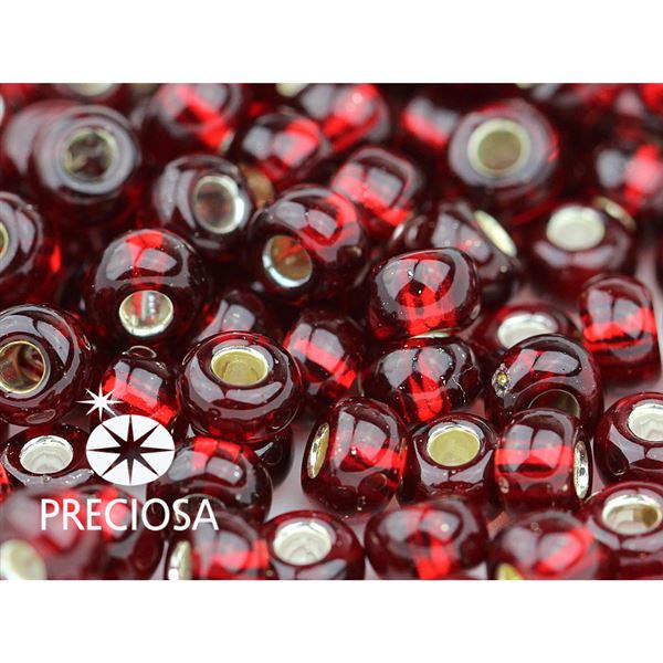 Preciosa Seed beads 4/0 5,1 mm Red (97120) 20 g