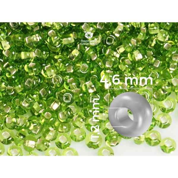 Preciosa Seed beads 5/0 4,6 mm Green (57430) 20 g