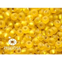 Preciosa Seed beads 5/0 4,6 mm Yellow MATT (87010) 20 g