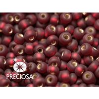 Preciosa Seed beads 5/0 4,6 mm (97120) Red MATT 20 g