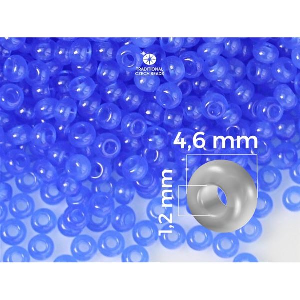 Preciosa Seed beads 5/0 4,6 mm Blue (32010) 20 g