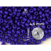 Preciosa Seed beads 5/0 4,6 mm Blue (33060) 20 g