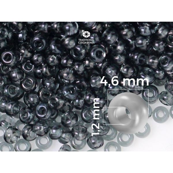 Preciosa Seed beads 5/0 4,6 mm Grey (40010) 20 g