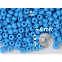 Preciosa Seed beads 5/0 4,6 mm Blue (63050) 20 g