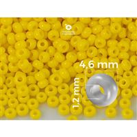 Preciosa Seed beads 5/0 4,6 mm Yellow (83110) 20 g