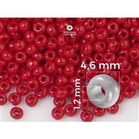 Preciosa Seed beads 5/0 4,6 mm Red (93210) 20 g