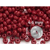 Preciosa Seed beads 5/0 4,6 mm Red (93310) 20 g