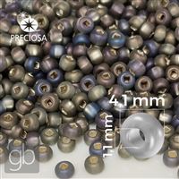 Preciosa Seed Beads 6/0 4,1 mm IRIS MATT 47019 50 g