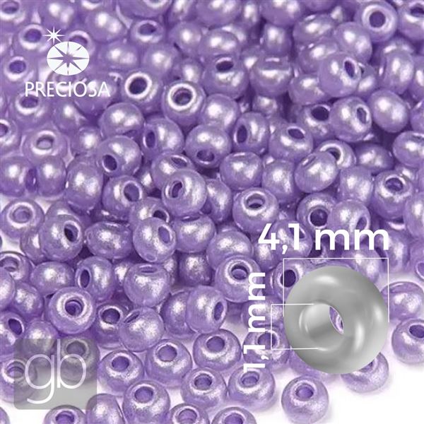 Preciosa Seed beads 6/0 4,1 mm Purple 17728 20 g