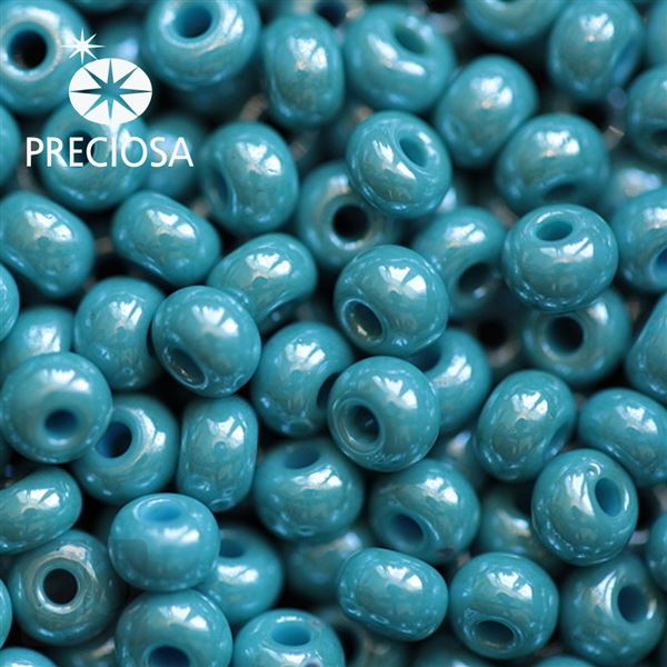 Preciosa Seed beads 6/0 4,1 mm Green 63021 20 g