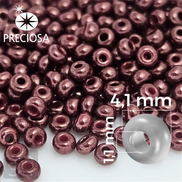 Preciosa Seed beads 6/0 4,1 mm Brown 93192 20 g