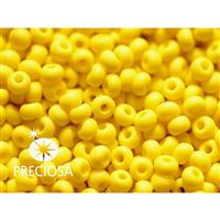 Preciosa Seed beads 6/0 4,1 mm Yellow MATT 83110 20 g