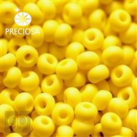 Preciosa Seed beads 6/0 4,1 mm Yellow MATT 83110 20 g