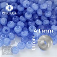 Preciosa Seed beads 6/0 4,1 mm Blue 02131 20 g