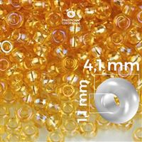 Preciosa Seed beads 6/0 4,1 mm Yellow 11020 20 g