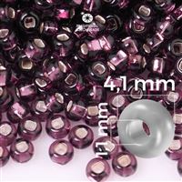 Preciosa Seed beads 6/0 4,1 mm Purple 27060 20 g