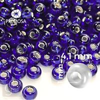 Preciosa Seed beads 6/0 4,1 mm Blue 37080 20 g