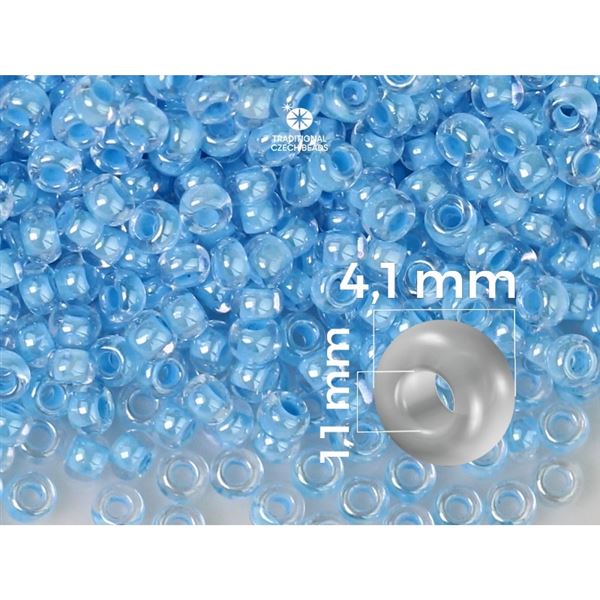 Preciosa Seed beads 6/0 4,1 mm Blue (38632) 20 g