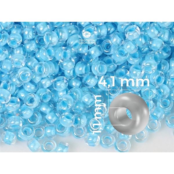 Preciosa Seed beads 6/0 4,1 mm Blue (38662) 20 g