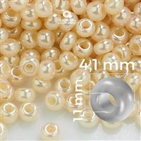 Preciosa Seed beads 6/0 4,1 mm Beige 47112 20 g