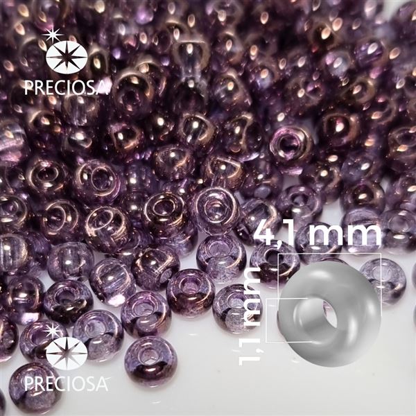 Preciosa Seed beads 6/0 4,1 mm Purple 48025 20 g