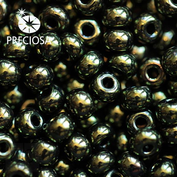 Preciosa Seed beads 6/0 4,1 mm Green 49055 20 g