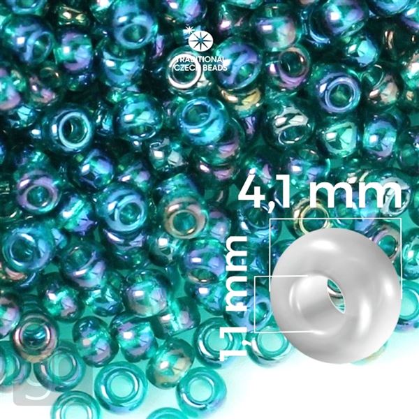 Preciosa Seed beads 6/0 4,1 mm Green 51710 20 g