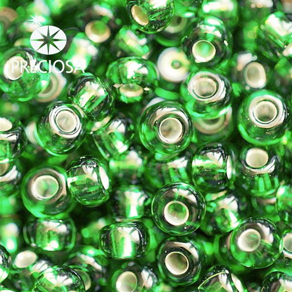 Preciosa Seed beads 6/0 4,1 mm Green 57120 20 g