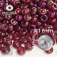 Preciosa Seed beads 6/0 4,1 mm Red 91120 20 g