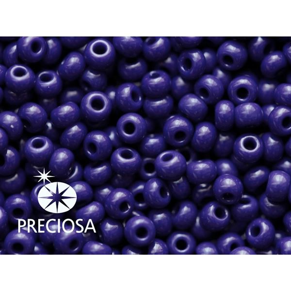 Preciosa Seed beads 6/0 4,1 mm Blue (33070) 20 g