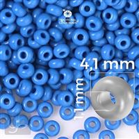 Preciosa Seed beads 6/0 4,1 mm Blue 33220 20 g