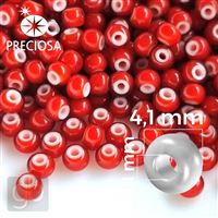 Preciosa CORNELIAN Seed Beads 6/0 4,1 mm Red 93730 20 g