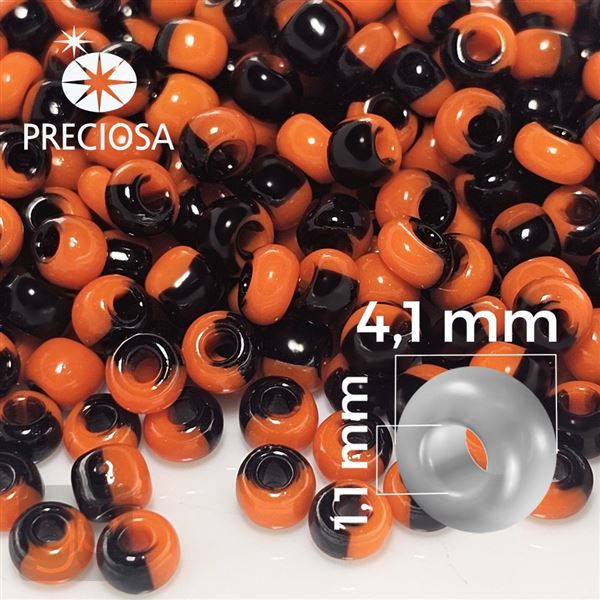 Preciosa HARLEQUIN Seed beads 6/0 4,1 mm 93750 20 g