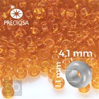 Preciosa Seed beads 6/0 4,1 mm Orange 90000 20 g