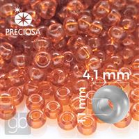 Preciosa Seed beads 6/0 4,1 mm Orange 90030 20 g