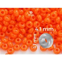 Preciosa Seed beads 6/0 4,1 mm Orange (93140) 20 g