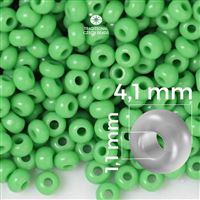 Preciosa Seed beads 6/0 4,1 mm Green 53210 20 g