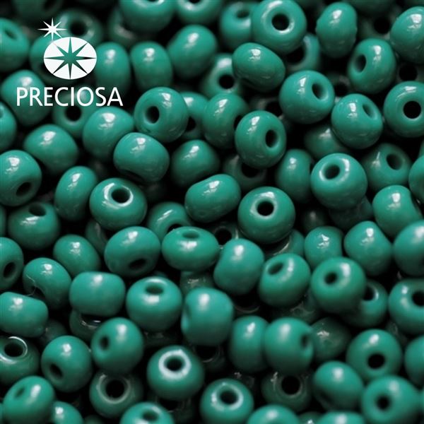 Preciosa Seed beads 6/0 4,1 mm Green 53240 20 g