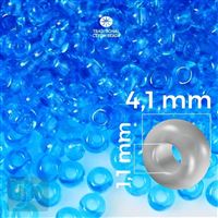 Preciosa Seed beads 6/0 4,1 mm Blue 60030 20 g