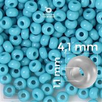 Preciosa Seed beads 6/0 4,1 mm Blue 63030 20 g