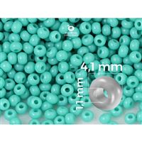 Preciosa Seed beads 6/0 4,1 mm Turquoise (63130) 20 g