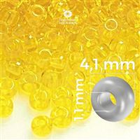 Preciosa Seed beads 6/0 4,1 mm Yellow 80010 20 g