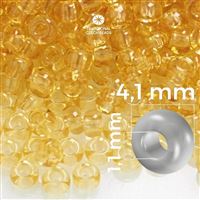 Preciosa Seed beads 6/0 4,1 mm Yellow 10020 20 g