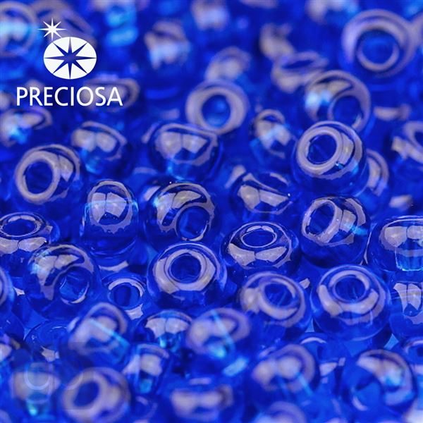 Preciosa Seed beads 6/0 4,1 mm Blue 60300 20 g