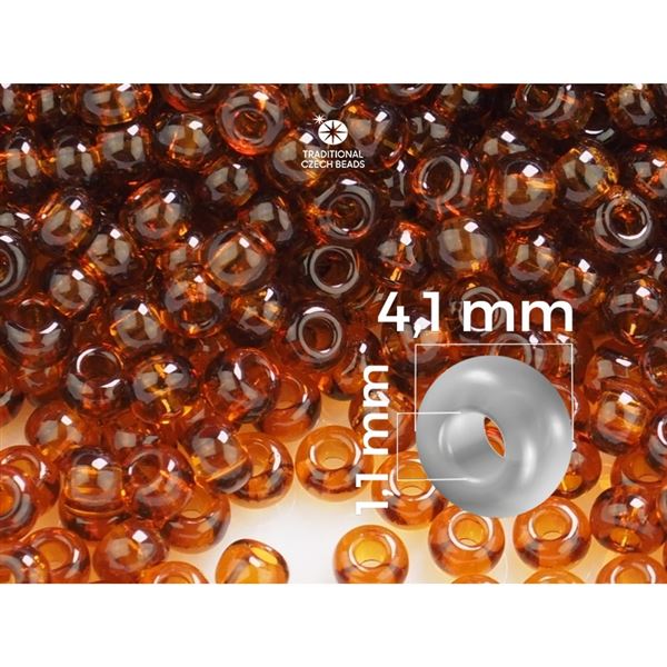 Preciosa Seed beads 6/0 4,1 mm Brown (10110) 20 g