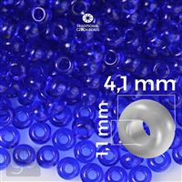 Preciosa Seed beads 6/0 4,1 mm Blue 30080 20 g