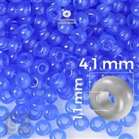 Preciosa Seed beads 6/0 4,1 mm Blue 32010 20 g