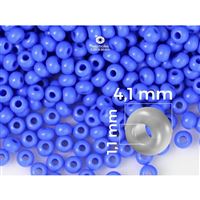 Preciosa Seed beads 6/0 4,1 mm Blue (33040) 20 g