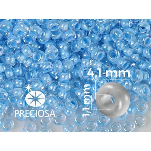 Preciosa Seed beads 6/0 4,1 mm Blue (PV6193) 20 g